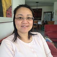 Translator Vicky Wu. (photo credit: courtesy)