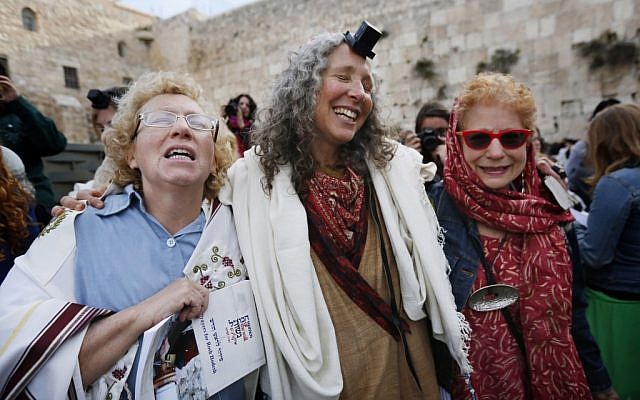 Members of the Women of the Wall group this month. The rabbinate, Igra says, 'is committed to Judaism as it was given to Moses at Sinai 3,225 years ago' (photo credit: Miriam Alster/FLASH90)