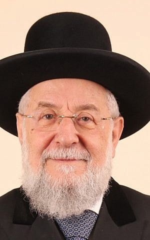 Amichai Lau-Lavie's uncle Rabbi Yisrael Meir Lau ( Flash90)