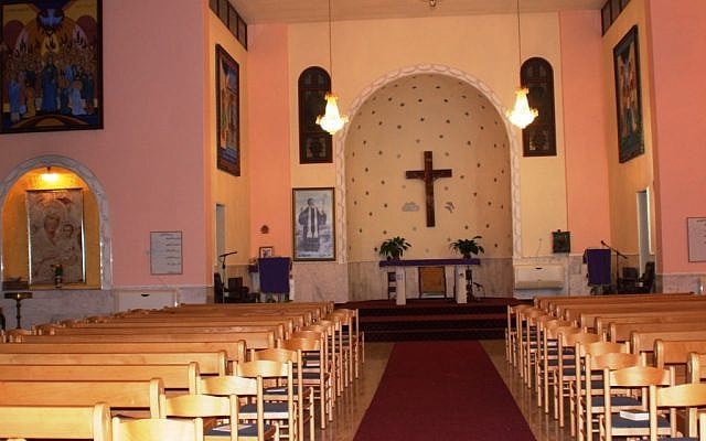 Modern church, Gush Halav (photo credit: Shmuel Bar-Am)