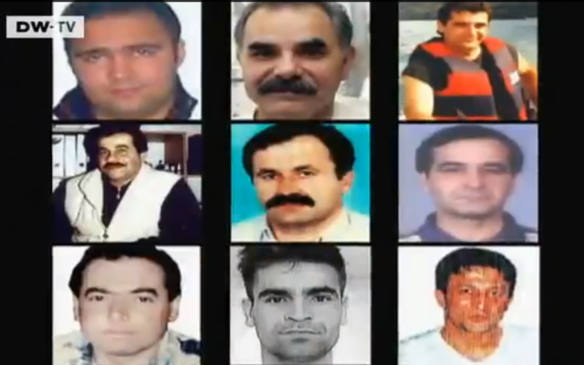 National Socialist Underground's alleged murder victims (screenshot: YouTube/DW TV) National Socialist Underground's alleged murder victims (screenshot: YouTube/DW TV)
