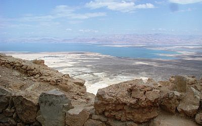 A view of the Dead Sea from Masada (photo credit: Shmuel Bar-Am)