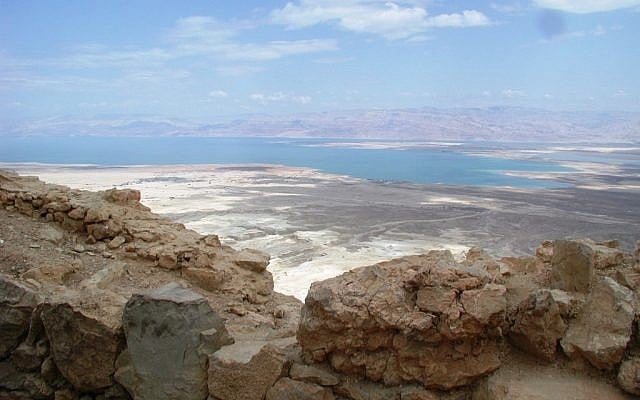 A view of the Dead Sea from Masada (photo credit: Shmuel Bar-Am)
