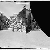 Waiting for the train at the station (Courtesy The First Station) Waiting for the train at the station (Courtesy The First Station)