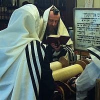 Illustrative: Members of Budapest's Jewish community read the Torah (photo credit: Aaron Kalman) Illustrative: Members of Budapest's Jewish community read the Torah (photo credit: Aaron Kalman)