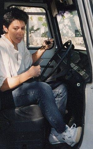 Sally Becker, the Angel of Mostar, preparing to cross the front line. (photo credit: courtesy)
