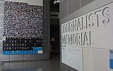 The Newseum journalists memorial (photo credit: CC BY-SA jsmjr, Flickr)