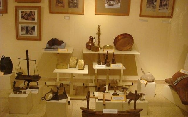 Jewish artifacts in a Casablanca museum. (photo credit: CC BY dlisbona, Flickr)