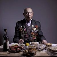 Soviet Jewish World War Two veteran Boris Ginsburg joined partisans for two years and in 1944 he joined the Red Army as a combat soldier and fought till the and of the war. (photo credit: AP/Oded Balilty)
