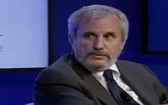Thomas Elexander Aleinikoff speaking at the World Economic Forum, May 26 (photo credit: Youtube image/WEF)