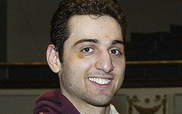 Boston bombing suspect Tamerlan Tsarnaev (photo credit: AP/The Lowell Sun, Julia Malakie)