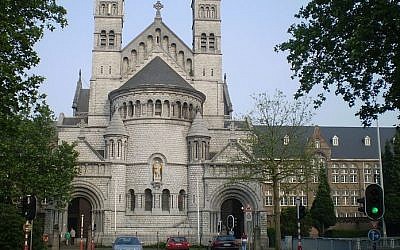 The College Saint-Michelin Brussels hosted an event organized by the Palestinian Return Centre (photo credit: CC-BY-SA Ben2, Wikimedia Commons)