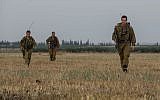 Israeli infantry soldiers training in the Golan Heights earlier this month. (photo credit: Flash90)