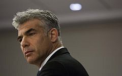 Yair Lapid. (Yonatan Sindel/Flash90)