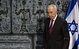 President Shimon Peres at the President's Residence in Jerusalem, on May 12, 2013. (photo credit: Flash 90)