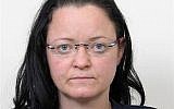 The undated file photo provided by German federal criminal investigation office BKA in December 2011, shows terror suspect Beate Zschaepe after her arrest. (photo credit: AP Photo/BKA, File)
