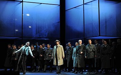 The modern production of Richard Wagner’s opera 'Tannhaeuser' during the dress rehearsal on April 30, 2013. (photo credit:AP/Deutsche Oper am Rhein, Hans Joerg Michel)