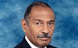 Rep. John Conyers (D-Mich) attended a speech recently by Minister Louis Farrakhan that descended into a racist, anti-Semitic diatribe. He has served in Congress for 65 years. (Photo credit: Wikipedia)