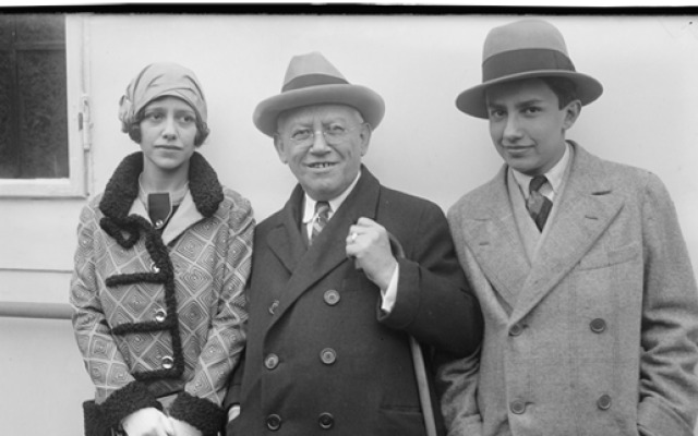 Universal Pictures founder Carl Laemmle with his children, Rosabelle and Carl, Jr. (photo credit: Courtesy of the George Grantham Bain Collection, Library of Congress Prints and Photographs Division, Washington, D.C./via Museum of Jewish Heritage) Universal Pictures founder Carl Laemmle with his children, Rosabelle and Carl, Jr. (photo credit: Courtesy of the George Grantham Bain Collection, Library of Congress Prints and Photographs Division, Washington, D.C./via Museum of Jewish Heritage)