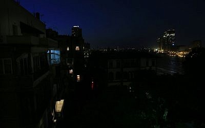 The upscale Zamalek neighborhood of Cairo, during a power short cut, in Egypt, on Sunday, May 26, 2013. (photo credit: AP Photo/Hassan Ammar)