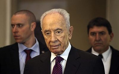 President Shimon Peres. (photo credit: AP/Mohammad Hannon)