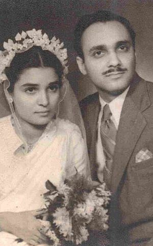 Abigail and Isaac Rohekar were married at the Succath Shelomo synagogue in the west-Indian city of Pune in 1955. (Photo credit: Paul Dharamraj and Ofira Reuben/Times of Israel)