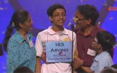 Arvind Mahankali is congratulated by his family after winning the spelling bee (Photo credit: YouTube screencapture)
