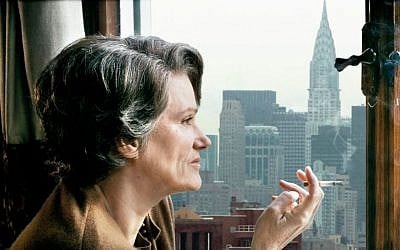 Back in NY, Arendt became persona non grata for her 'banality of evil' ideology. (photo credit: Zeitgeist Films)