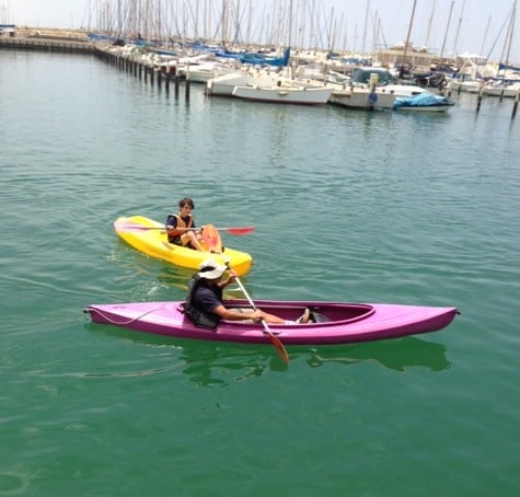 Ashkelon students get to take sailing lessons as part of their lesson plan (photo credit: David Zwebner)