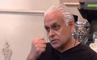 Samy Bouzaglo on 'Kitchen Nightmares.' (photo credit: screen capture YouTube)