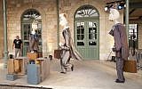 Actors in character for the grand opening of Jerusalem's First Station (photo credit: Davidi Saad)