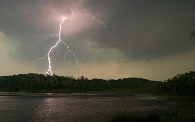 Illustrative photo of lightning. (photo credit: CC BY pennuja, Flickr)