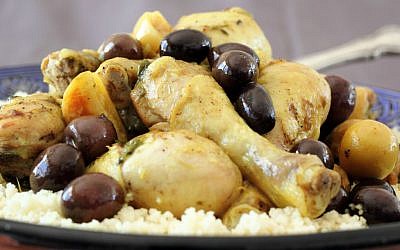 Chicken tagine with kalamata olives and preserved lemons ( photo credit: Andrea Brownstein/Photoli Photography)