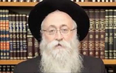 Chabad Rabbi Boruch Lesches (photo credit: screen capture)