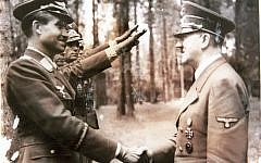 Reproduction of Adolf Hitler from Israel Nazi hunter Tuviah Friedman archive (photo credit: Roni Schutzer/Flash90)