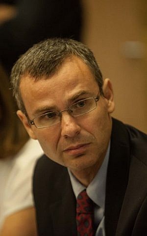 MK Yariv Levin, July 24, 2012. (photo credit: Uri Lenz/Flash90)