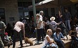 Jerusalemites at The First Station, which mixes kosher and non-kosher, Shabbat and non-Shabbat activities (Yonatan Sindel/Flash 90)