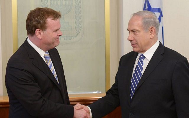 Prime Minister Benjamin Netanyahu meets with Canadian Foreign Minister John Baird on June 18, 2013. (Photo credit: Amos Ben Gershom/GPO/FLASH90) Prime Minister Benjamin Netanyahu meets with Canadian Foreign Minister John Baird on June 18, 2013. (Photo credit: Amos Ben Gershom/GPO/FLASH90)