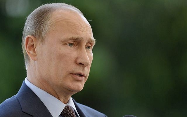 Russian President Vladimir Putin (photo credit: AP/Lehtikuva, Kimmo Mantyla)