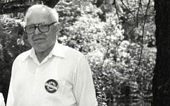 In this May 22, 1990 photo, Michael Karkoc, photographed in Lauderdale, Minnesota. (AP/The St. Paul Pioneer Press, Chris Polydoroff)