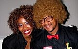 GloZell Green and her fiancé/manager Kevin Simon, better known to GloZell fans as SK (photo credit: Courtesy)