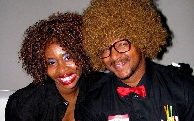 GloZell Green and her fiancé/manager Kevin Simon, better known to GloZell fans as SK (photo credit: Courtesy) GloZell Green and her fiancé/manager Kevin Simon, better known to GloZell fans as SK (photo credit: Courtesy)