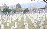 Graves of victims of Halabja gas attack in Kurdistan region of Iraq (photo credit: Lazar Berman/Times of Israel)