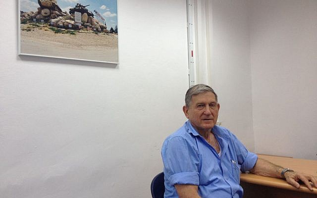 Maj. Gen. (res) Emanuel Sakal (Photo credit: Mitch Ginsburg/ Times of Israel)