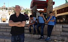 'Omar' director Hany Abu-Assad is nervously awaiting news of the Oscar nominees (photo credit: Jessica Steinberg/Times of Israel)