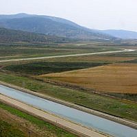 Water carried from the Sea of Galilee. (photo: Qanta Ahmed)