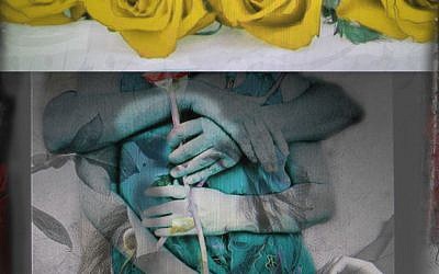 Krista Nassi, Yellow Roses, 2012, mixed media (photo credit: courtesy)