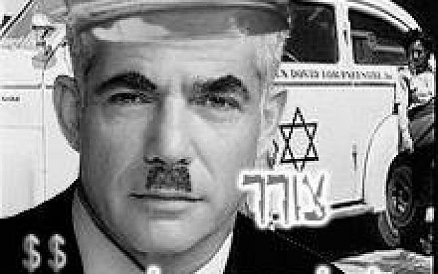 A photo of Finance Minister Yair Lapid depicted as Hitler has been circulating on Facebook since Tuesday, June 18, 2013. The caption reads 'The Enemy of the Israeli Economy.' (photo credit: Facebook) A photo of Finance Minister Yair Lapid depicted as Hitler has been circulating on Facebook since Tuesday, June 18, 2013. The caption reads 'The Enemy of the Israeli Economy.' (photo credit: Facebook)