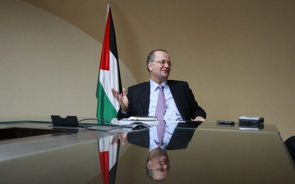 FILE: Palestinian Authority deputy prime minister Mohammad Mustafa in Ramallah on Wednesday, June 12, 2013. (AP/Majdi Mohammed) FILE: Palestinian Authority deputy prime minister Mohammad Mustafa in Ramallah on Wednesday, June 12, 2013. (AP/Majdi Mohammed)