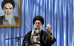 Iran's Supreme Leader Ayatollah Ali Khamenei in June, 2013. (photo credit: AP/Office of the Supreme Leader)